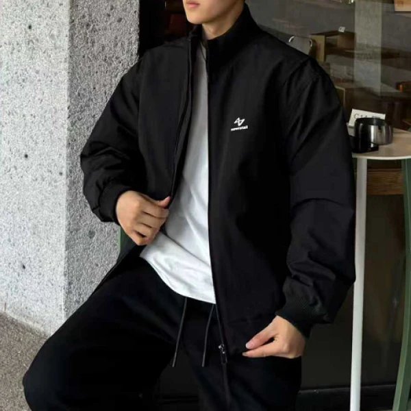 【GZZB】Y197017城市潮男款白鸭绒冬季男款立领印羽绒服