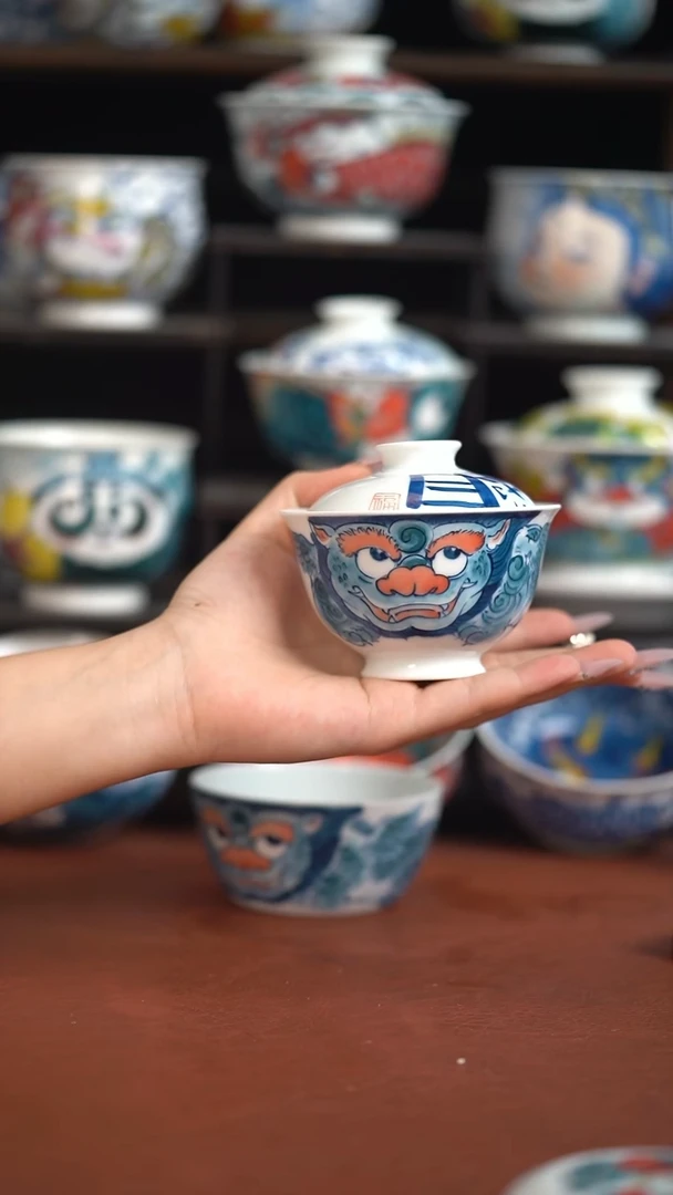 昨明貔貅盖碗（清仓福利）