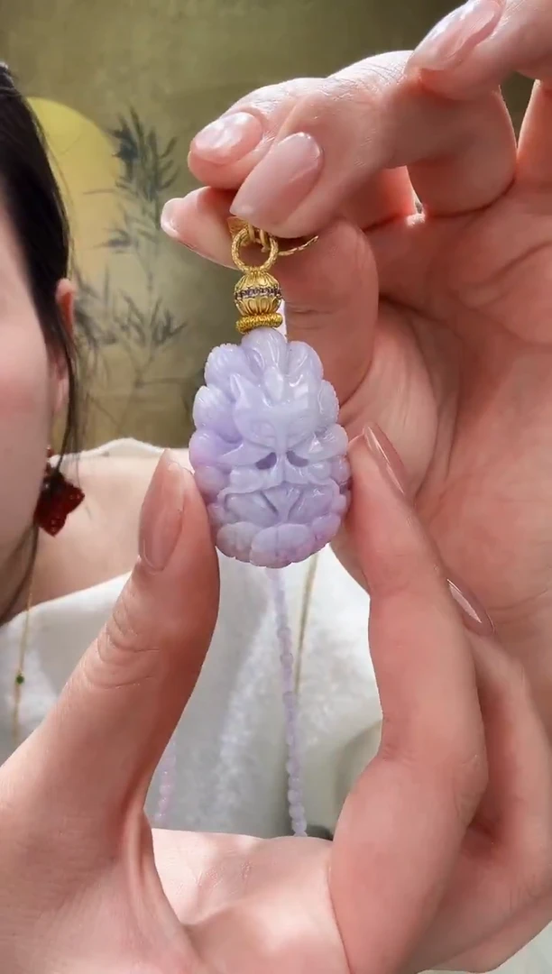 颈饰未镶嵌翡翠吊坠