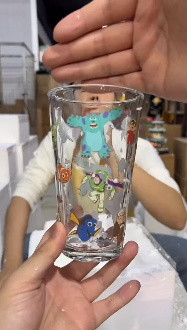 瓷片皮克斯合集玻璃杯