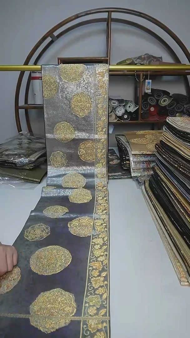 织绣151西阵织六通宝相花