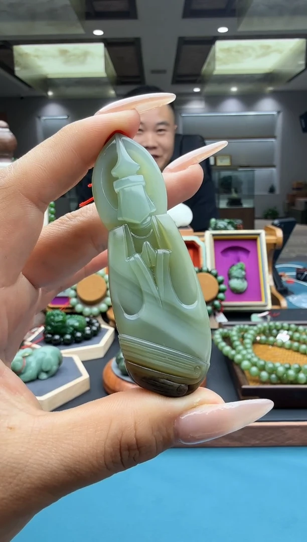 未镶嵌和田玉挂件byz