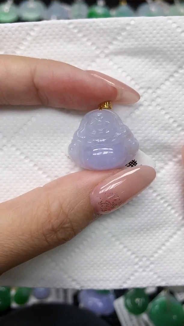 颈饰18K金镶嵌翡翠1111111111