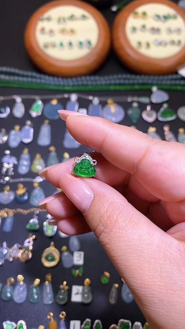 【闪购商品】翡翠吊坠(不含链)银S925镶嵌1