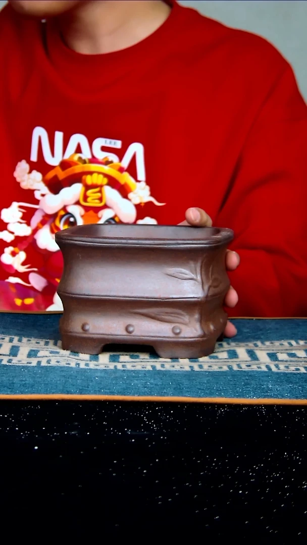 【闪购商品】紫砂花盆12*8内径紫砂花盆