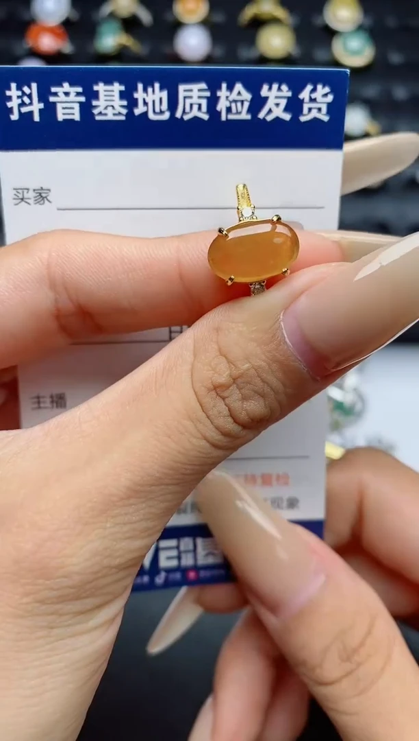 翡翠戒指银S925镶嵌.