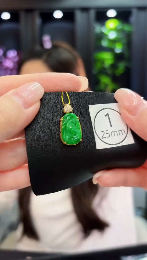 颈饰未镶嵌翡翠 缅料A货/支持复检/一件