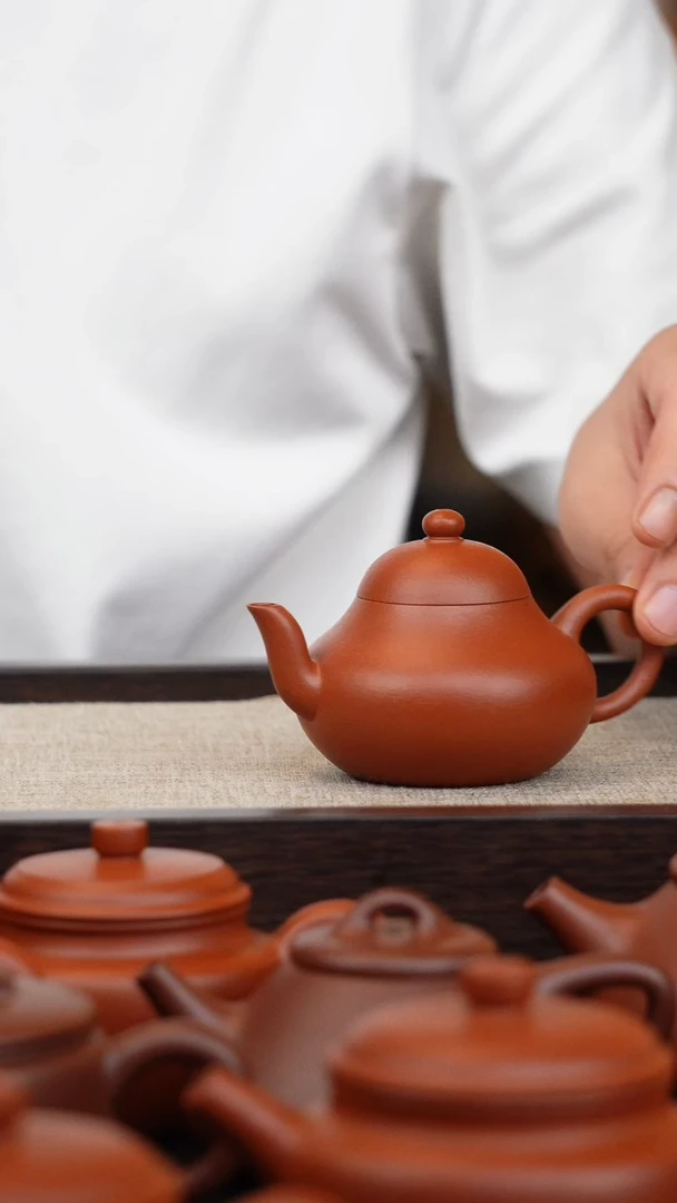 茶壶紫砂微瑕梨130cc生砂生料