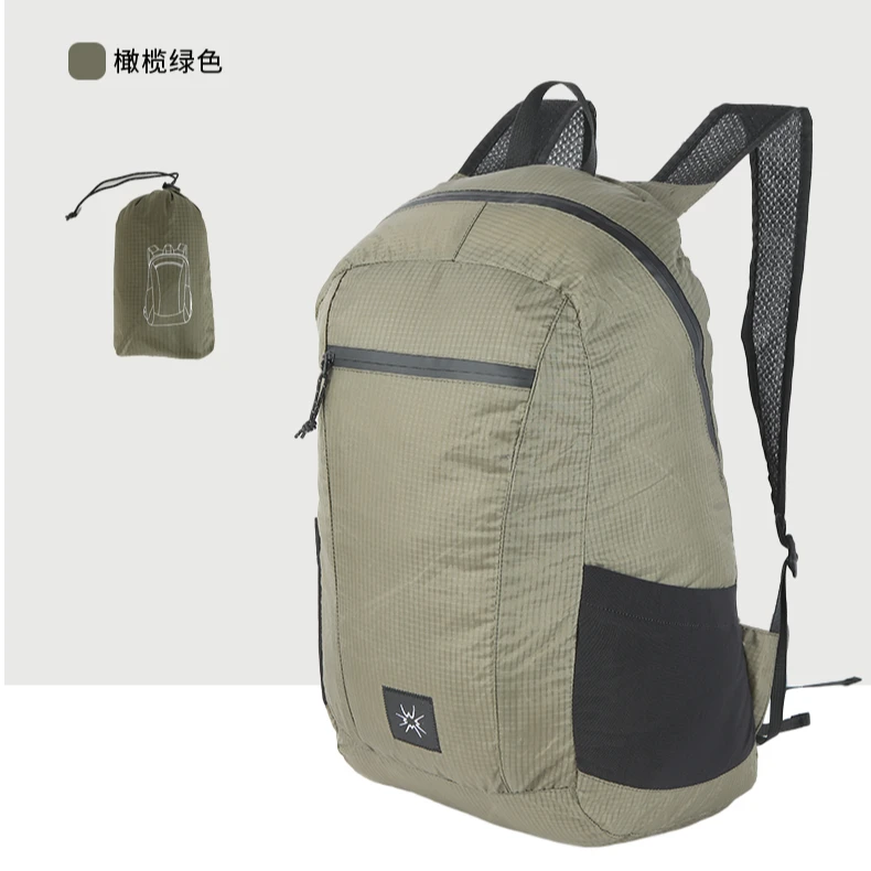 杉木山装超轻户外旅行收纳双肩包旅游超轻背包男女旅行收纳软包