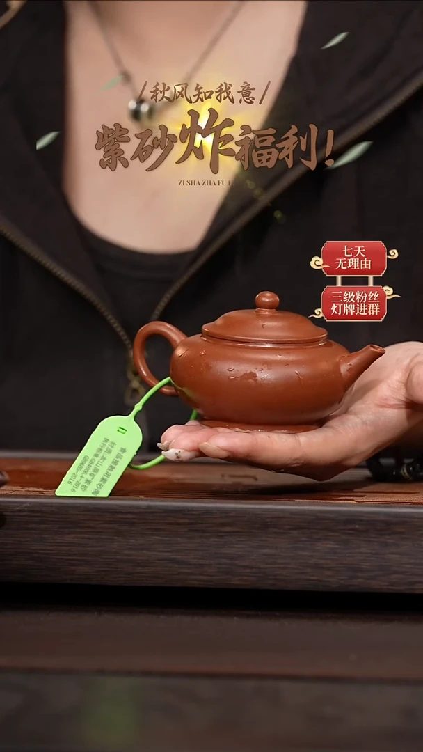 茶壶紫砂潘式水平150cc