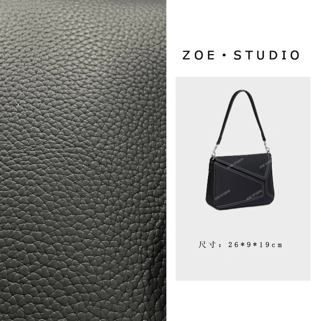 【佐伊甄选】GQ-7700-黑色轻奢女士时尚通勤小众气质百搭斜挎包