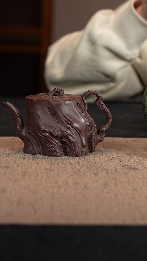 【闪购商品】紫砂茶壶紫泥松庄壶