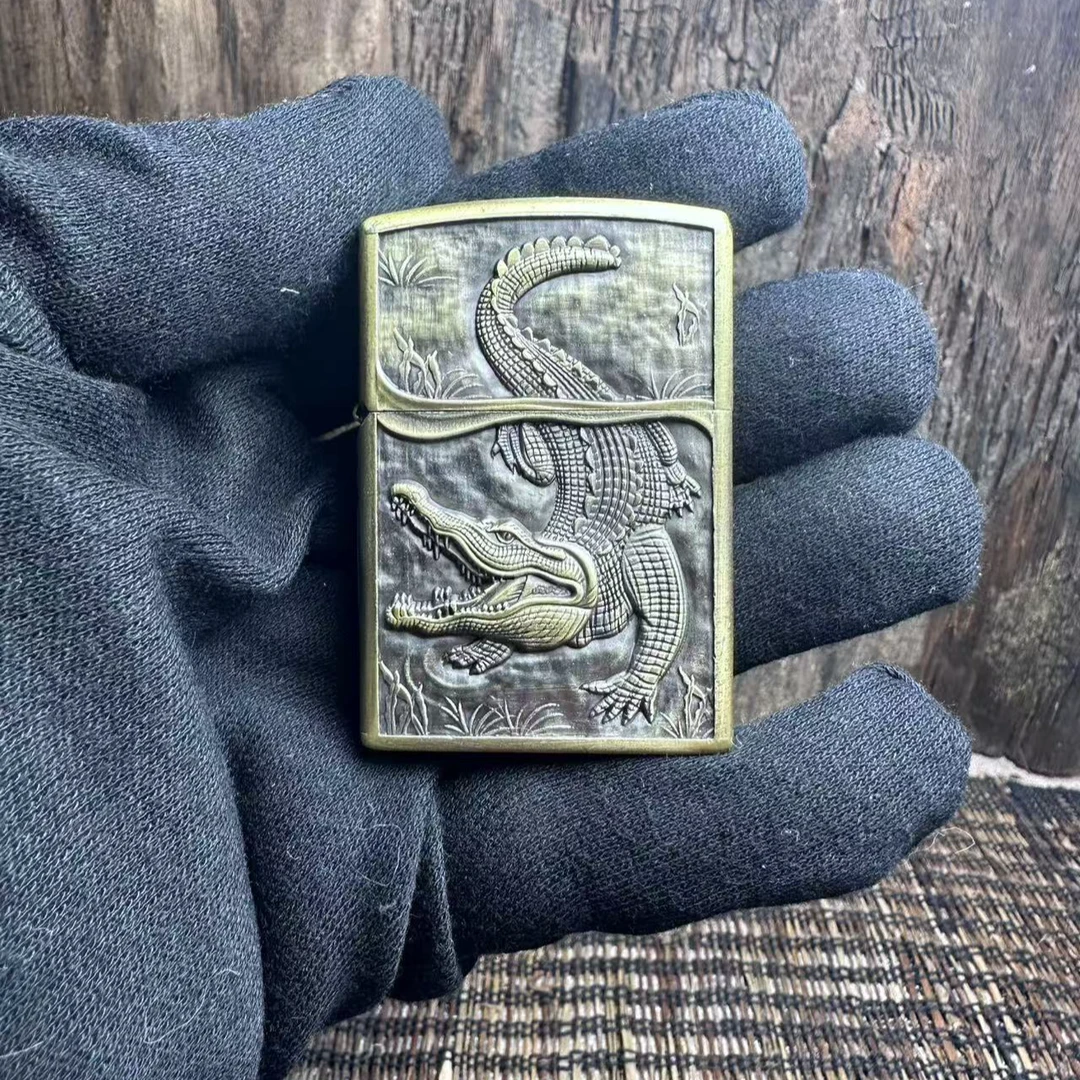 LYZ-16113 佐罗青铜鳄鱼 煤油打火机经典创意时尚【单机不带油】