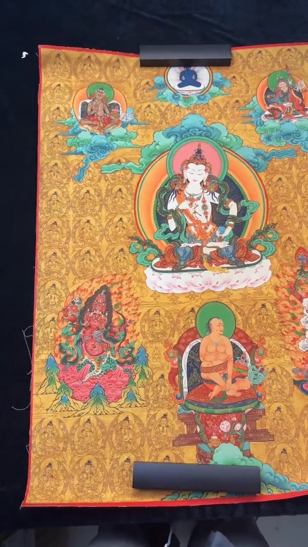 装裱画唐卡藏艺阁高端绘画作品TK16097