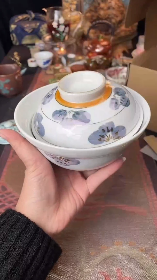 瓷片雨*心散瓷默认微瑕，看清尺寸品相再拍