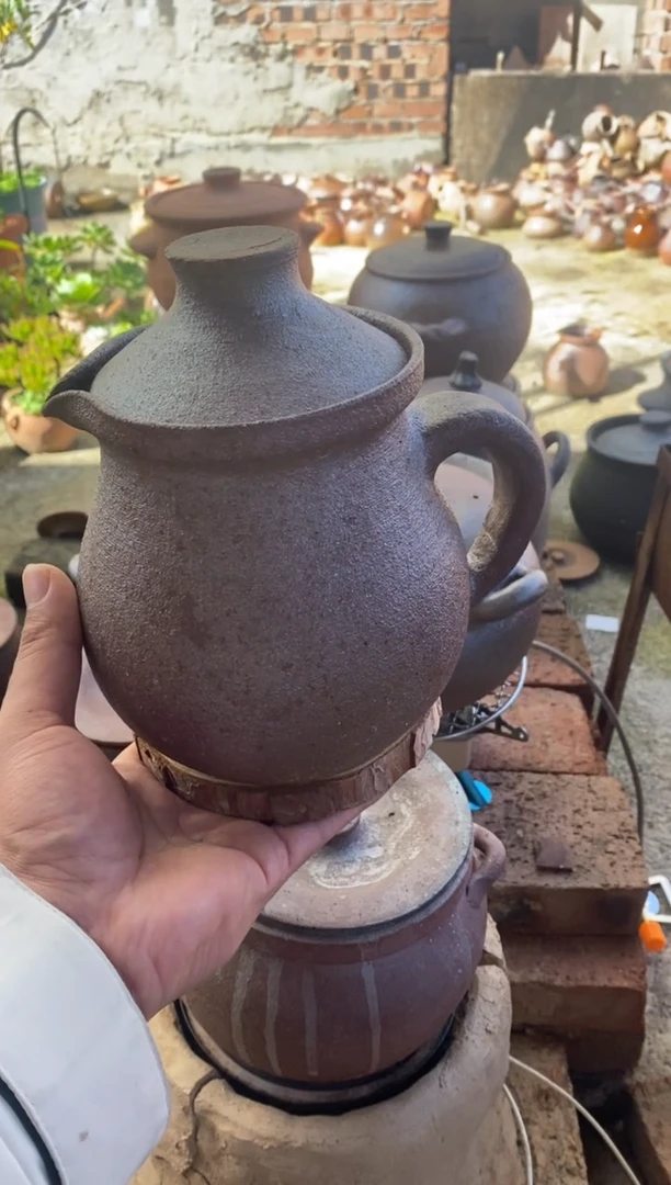 陶土1.2升煮茶壶 中药罐