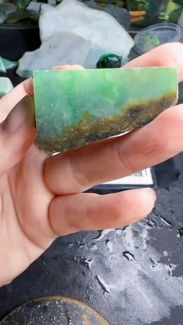 未镶嵌挂件翡翠天然翡翠037