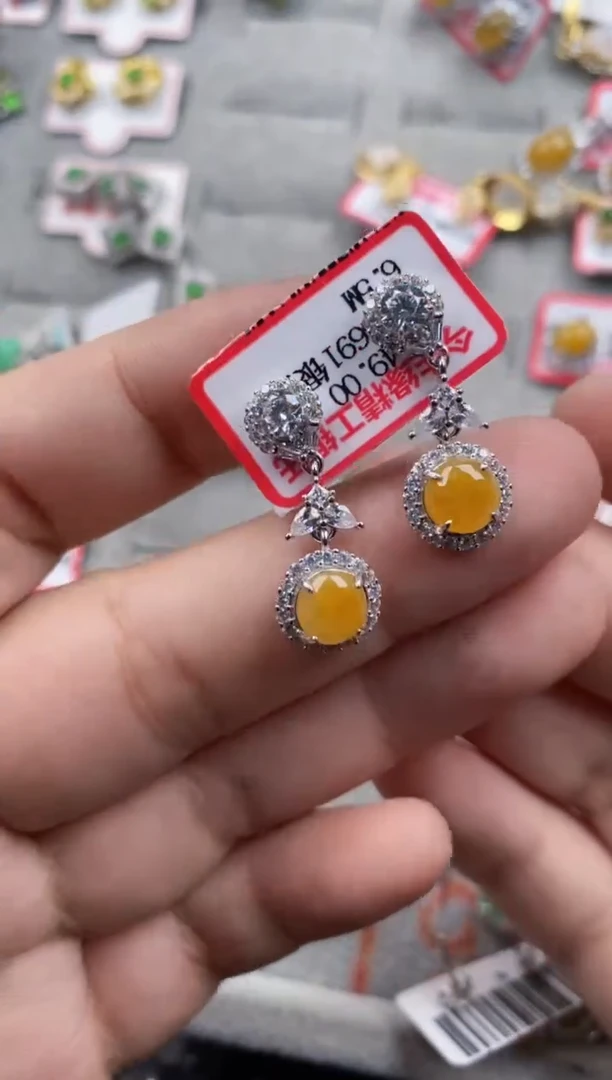 银S925镶嵌戒指翡翠777 3