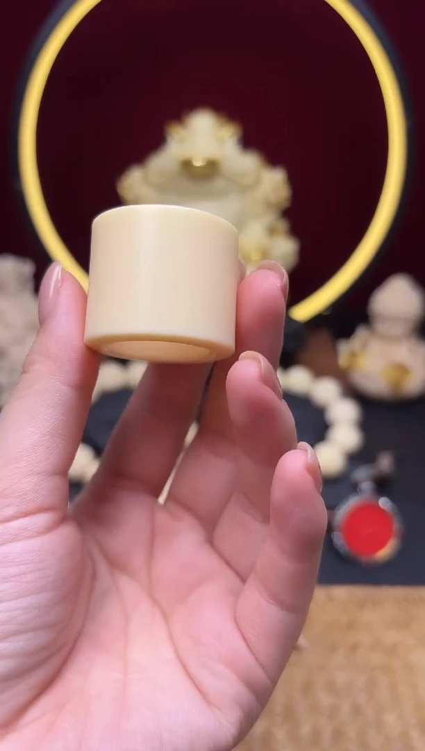 象牙果素扳指  象牙果