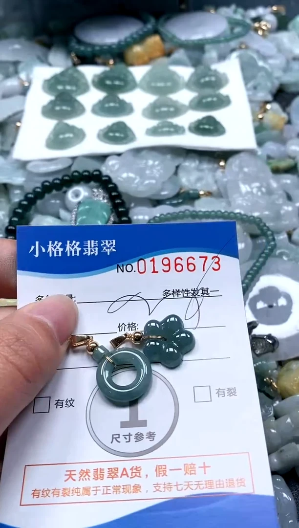 【闪购商品】翡翠颈饰未镶嵌闪购商品0196673