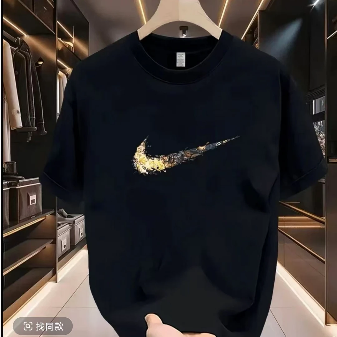 【一折粉丝福利】夏季潮牌男女同款百搭圆领T恤