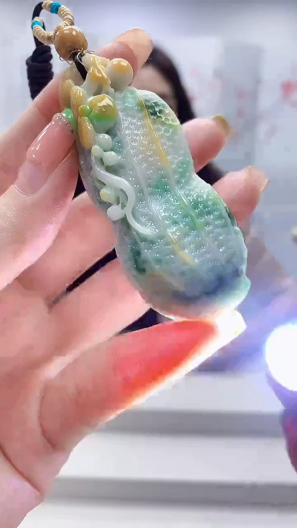未镶嵌定制翡翠4829ry-毛货挂件79