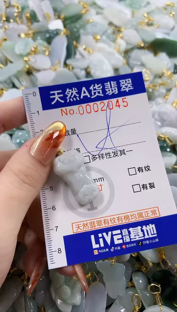 颈饰未镶嵌翡翠天然A货翡翠