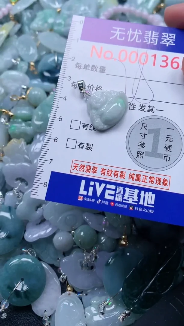 颈饰未镶嵌翡翠1365