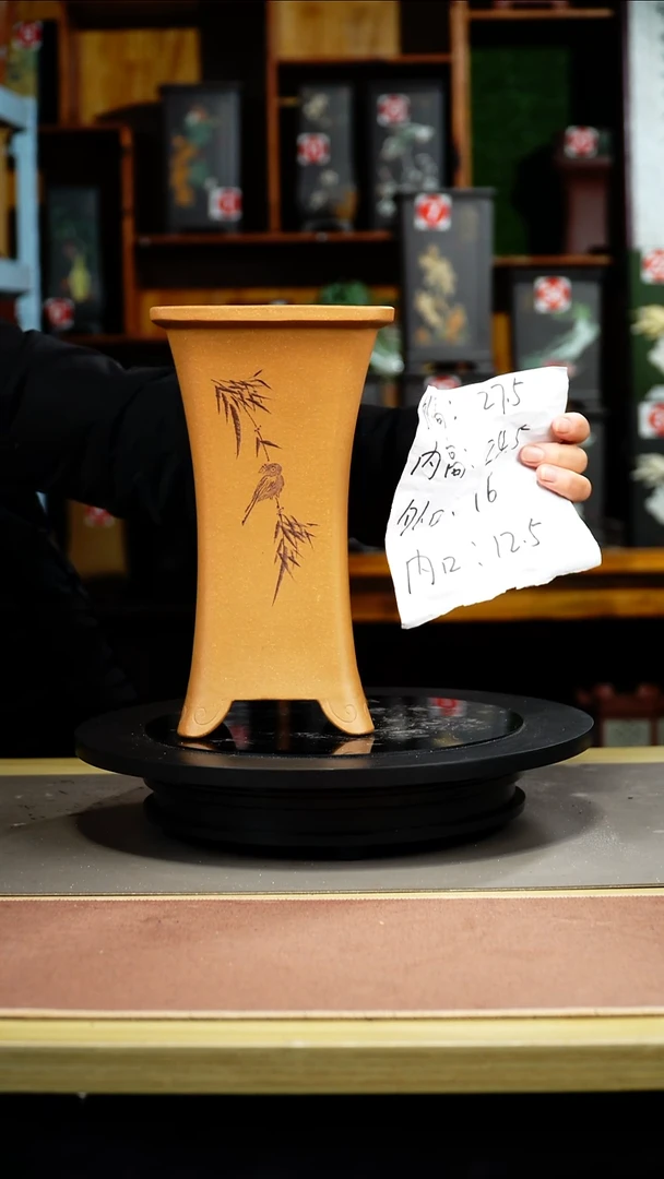 紫砂花盆紫砂花盆