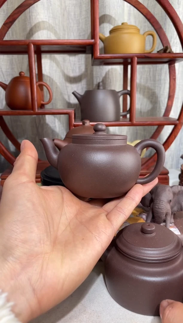 【闪购商品】紫砂茶壶台西底槽青平盖莲子180cc