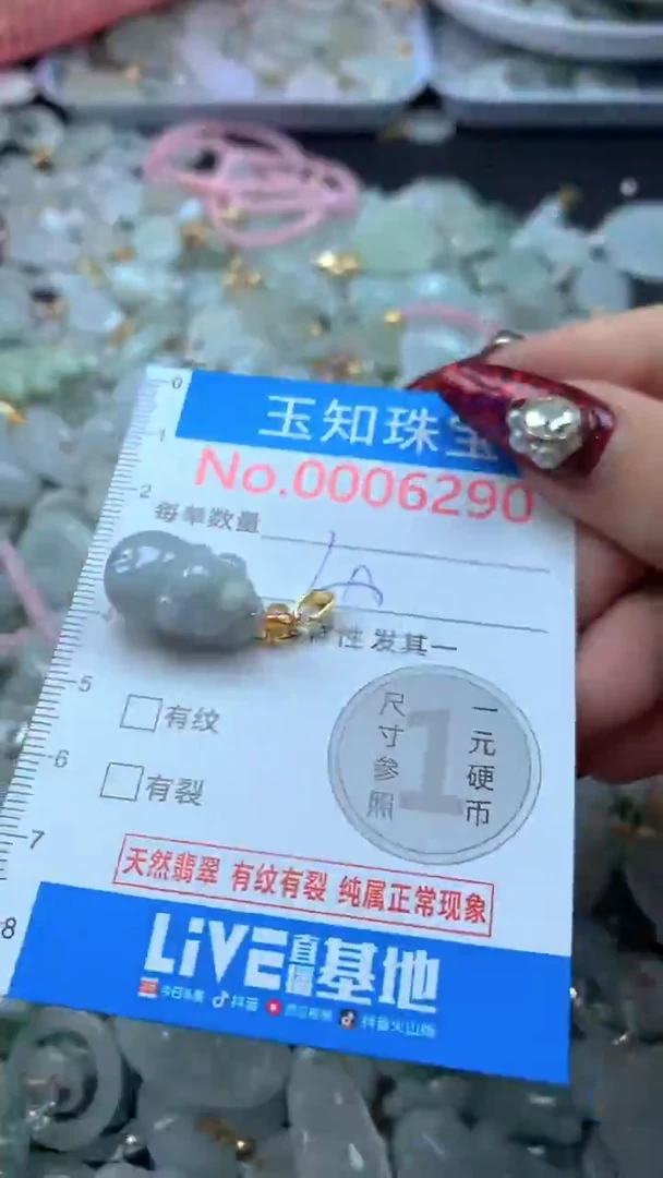 吊坠(不含链)未镶嵌翡翠6290