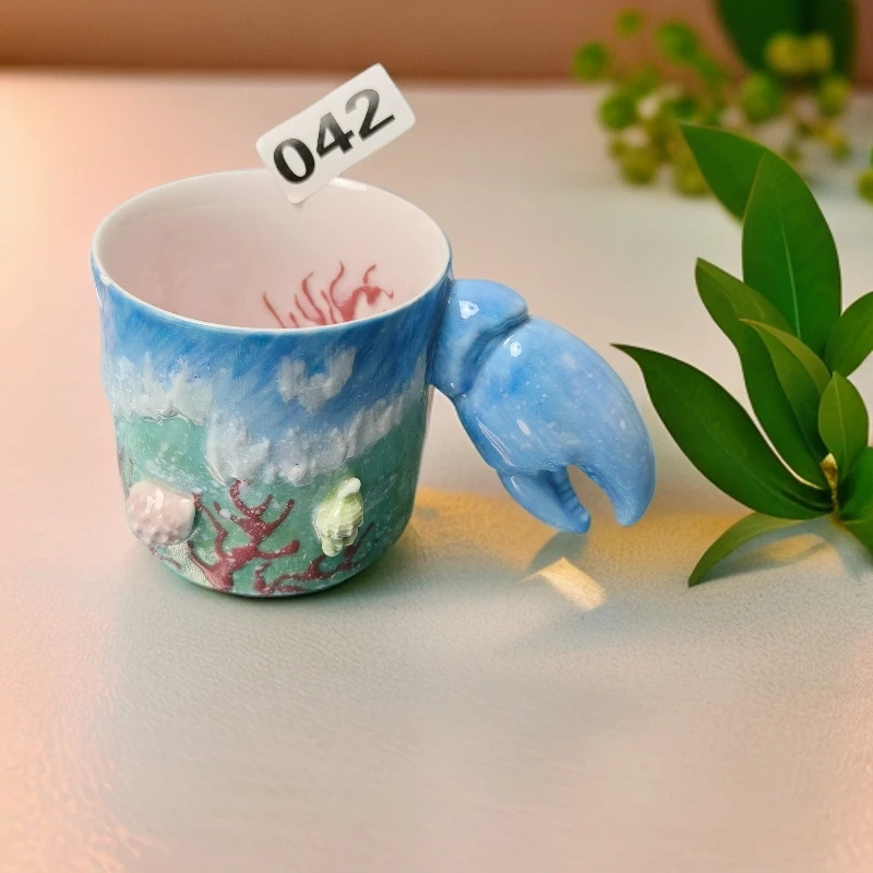 景德镇陶瓷，海洋立体陶瓷，艺术创意