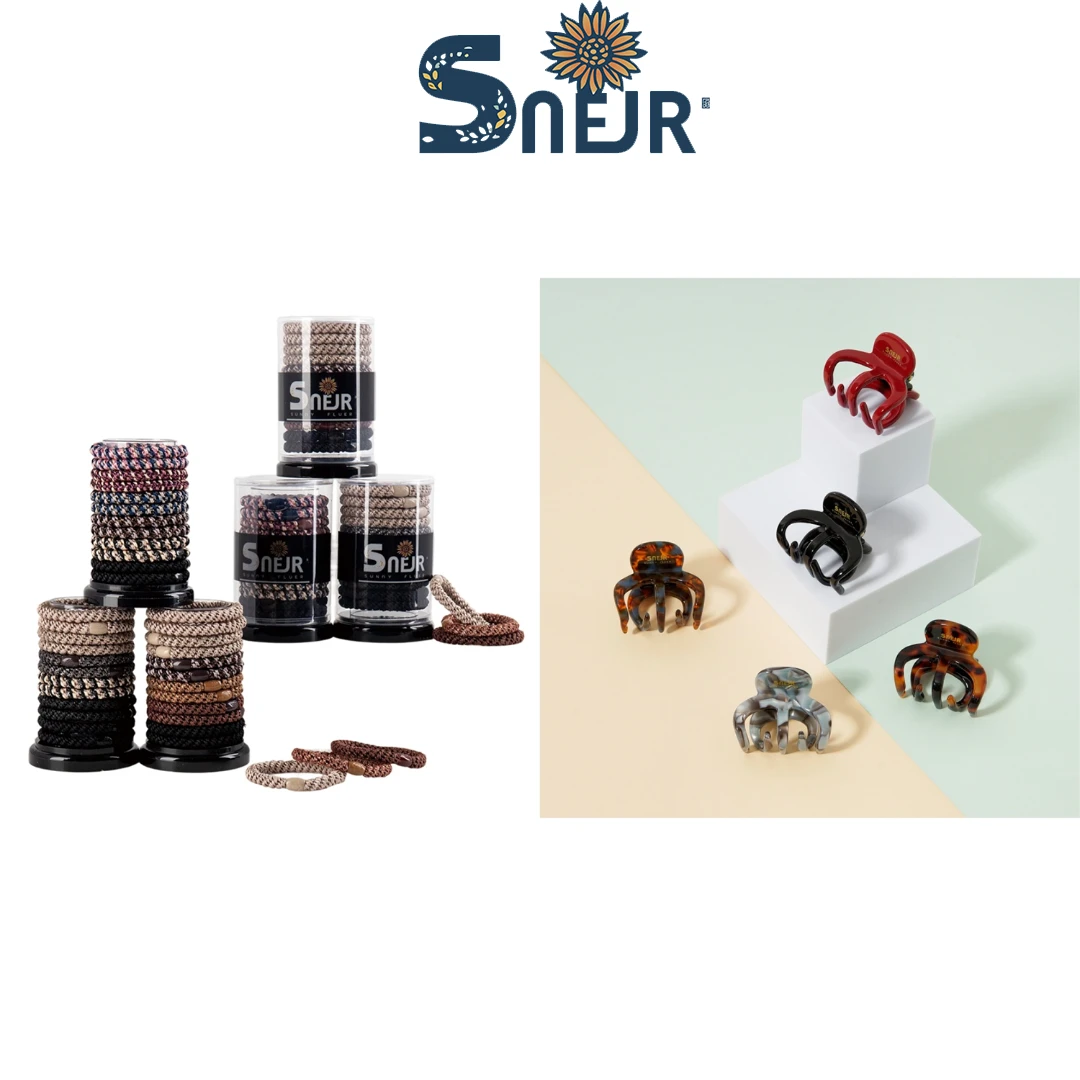 SUNNY FLUER/闪妮"万花筒系列"发绳+章鱼抓夹组合