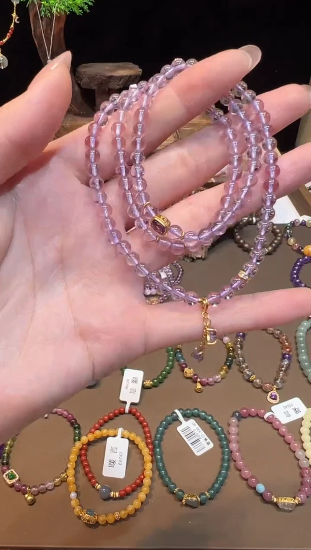 水晶手链未镶嵌手饰@@F5224