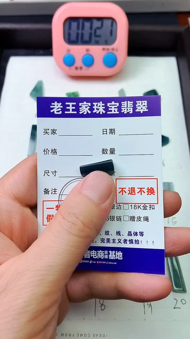 翡翠未镶嵌颈饰T*T料子