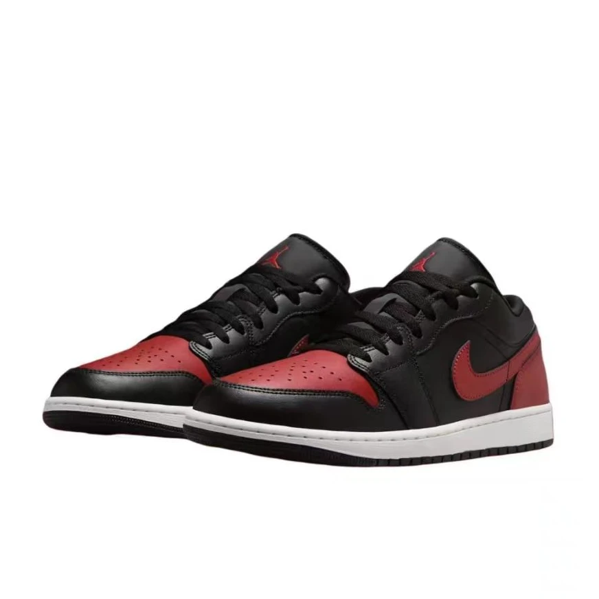 NIKE/耐克耐克男款休闲鞋低帮黑红复古板鞋潮流时尚553558067