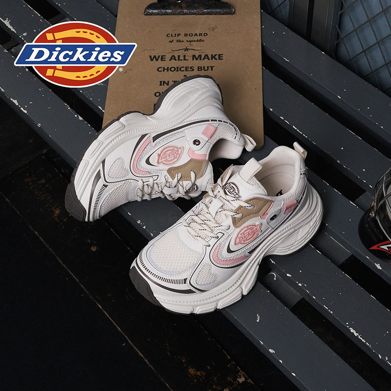 Dickies女鞋2025夏季新款休闲老爹鞋时尚百搭网面潮鞋
