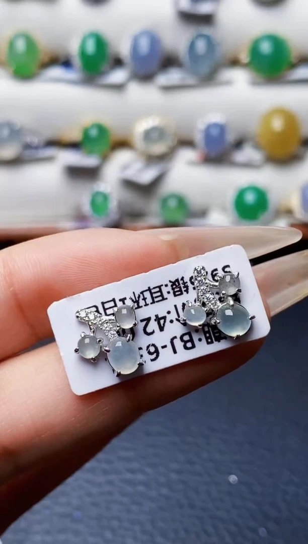 银S925镶嵌戒指翡翠1052