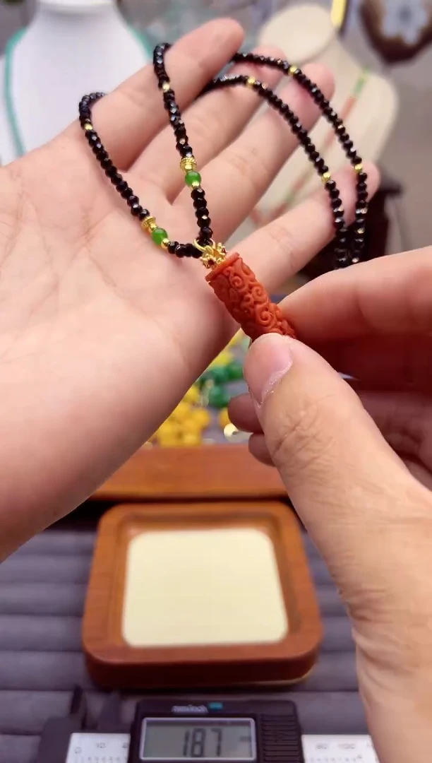 【闪购商品】南红玛瑙颈饰14K金镶嵌x313`````