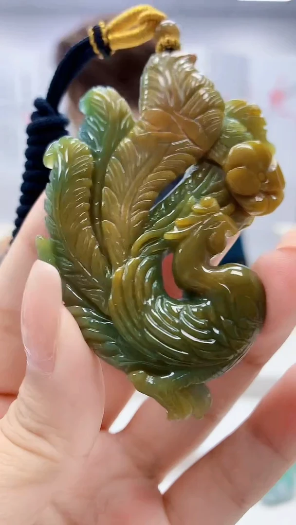 定制翡翠未镶嵌5159 kk-毛货挂件8