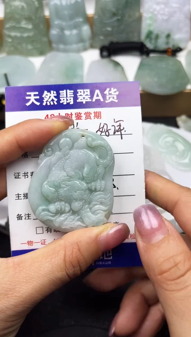 颈饰未镶嵌翡翠