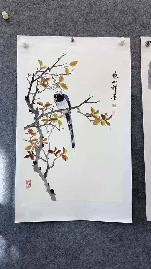 国画书画王生意国画喜鹊