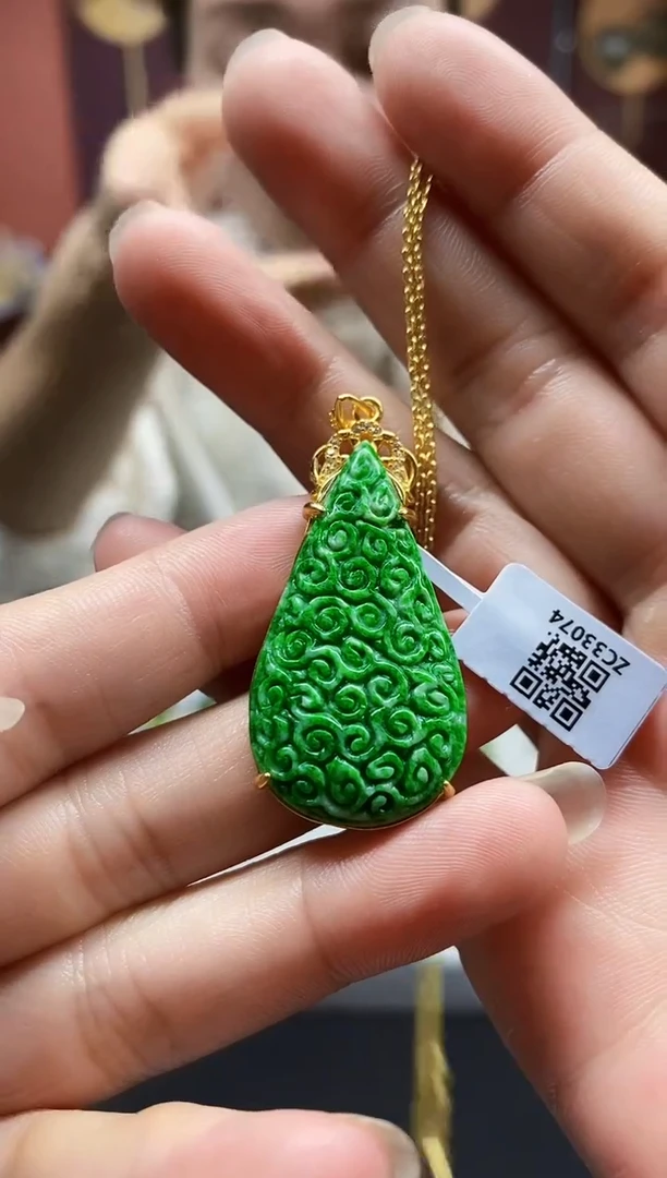 颈饰未镶嵌翡翠翡翠吊坠