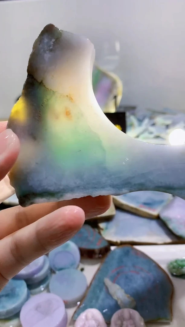 裸石翡翠0蒙0翡翠珠宝895