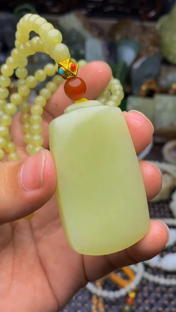 未镶嵌和田玉挂件暖**阳1