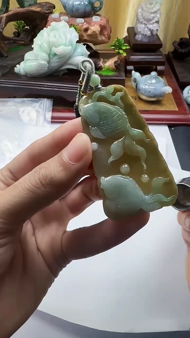 吊坠(不含链)未镶嵌翡翠1