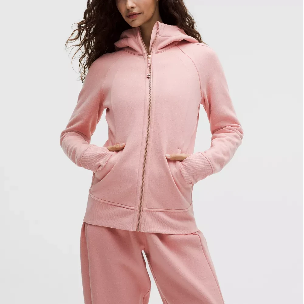 lululemon澳洲直邮运动卫衣Scuba Full-Zip Hoodie戴帽修身全拉