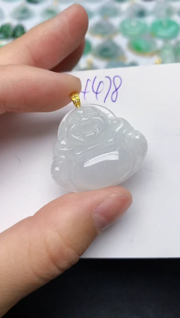 颈饰未镶嵌翡翠天然缅甸A货翡翠百元以上9元证书费自理