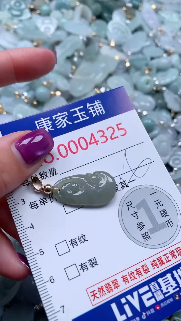 颈饰未镶嵌翡翠4325