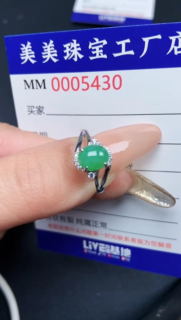 【闪购商品】翡翠颈饰银S925镶嵌5430